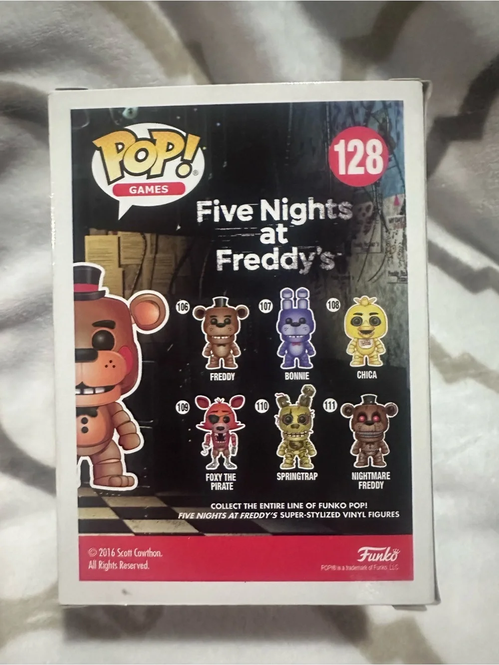 Funko Pop! Games Five Nights at Freddy's Toy Freddy Vinyl Figure - Brown